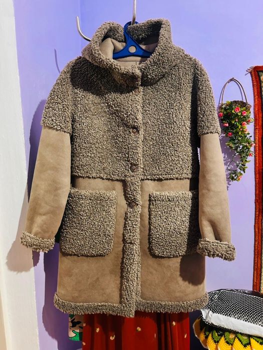 Дубленка женская двухстаронняя