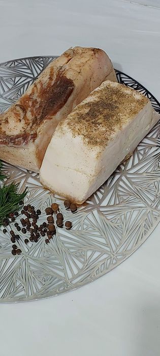 Сало  домашнее копченное