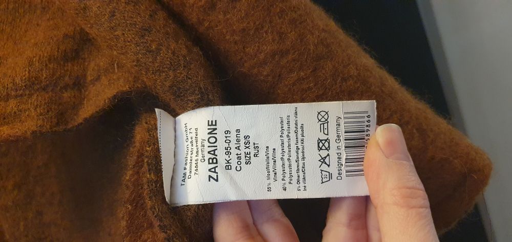 Palton cu 55%lana,
