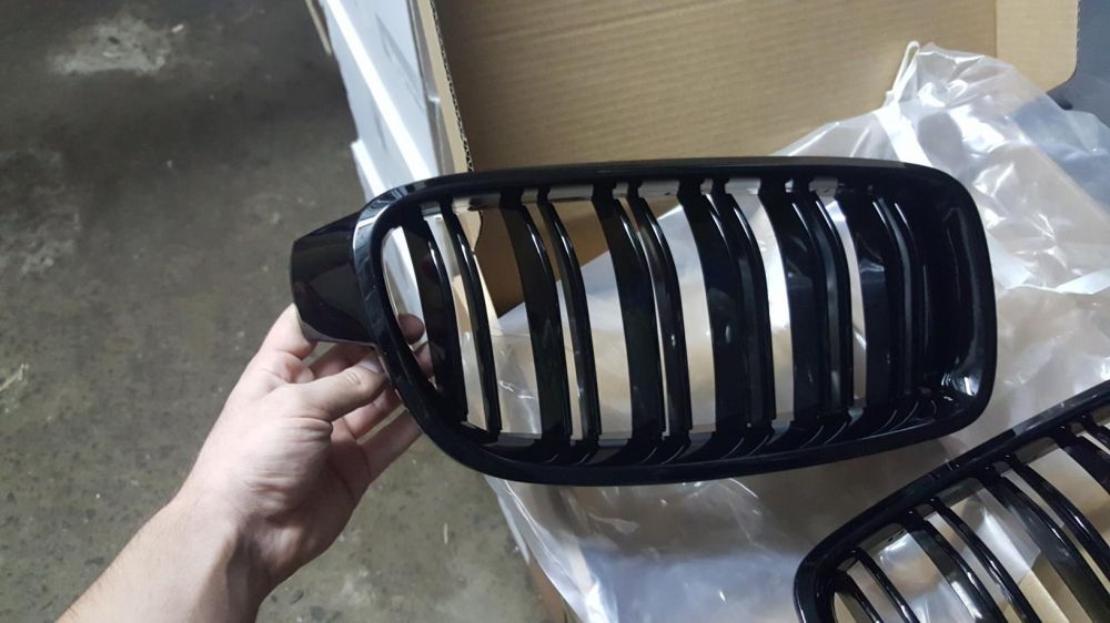 Grile nari bmw f30 duble negru lucios * OFERTA LIMITATA *