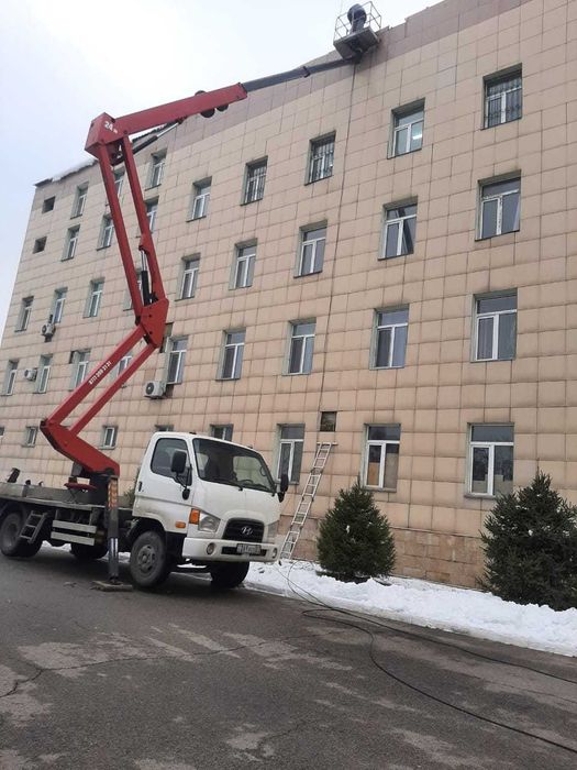 Услуги  Автовышки стрела 24 м