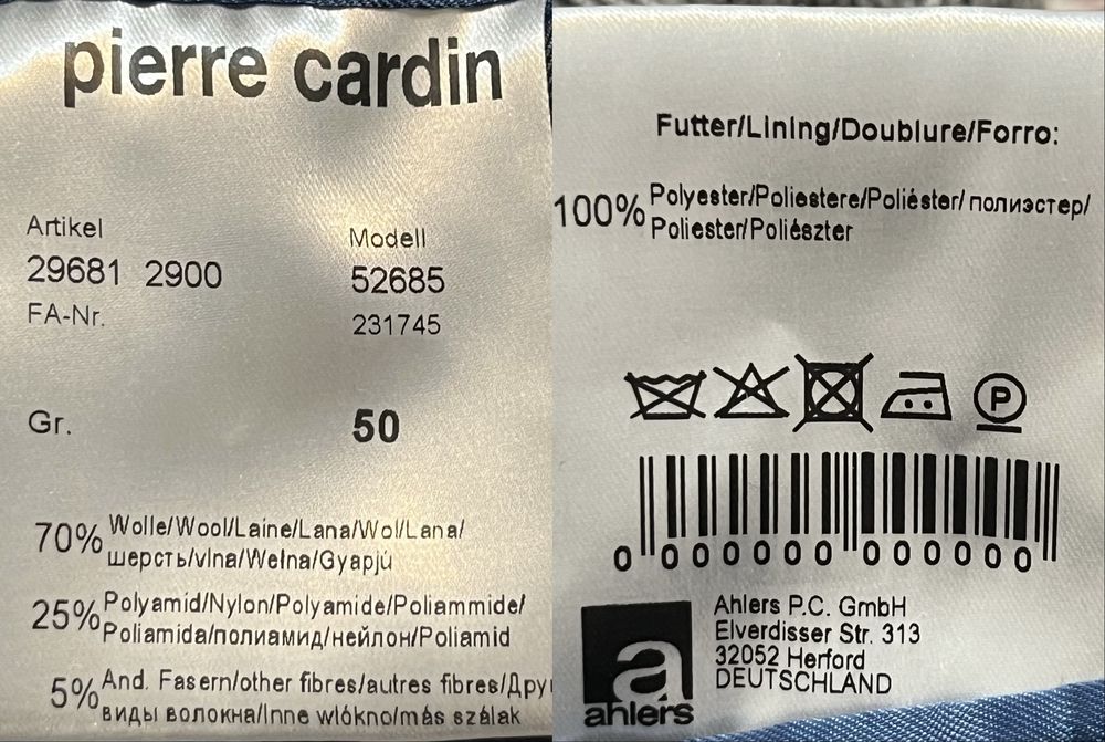 Пиджак Pierre Cardin paris мужской