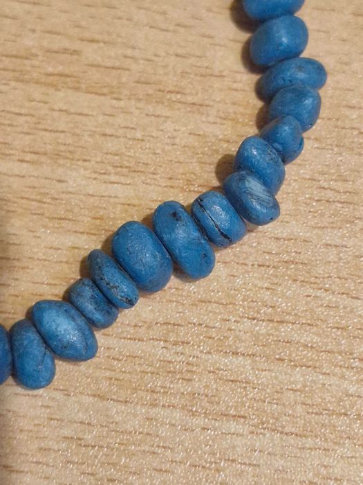 colier albastru set