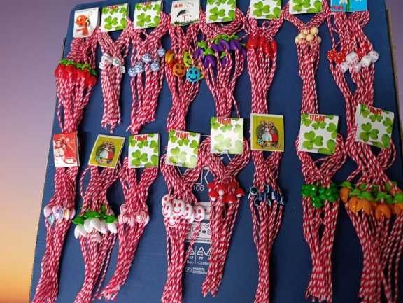 Мартеници, ръчна изработка. На едро от производител.