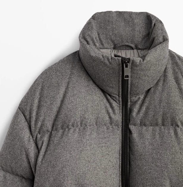 Zacă puf/pana Massimo Dutti