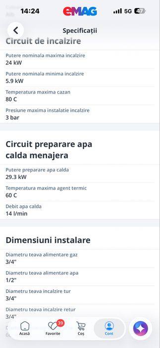 Centrala wiessman vitodens 050-w-24