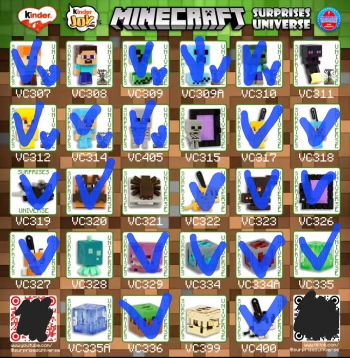 Киндер джой майнкрафт