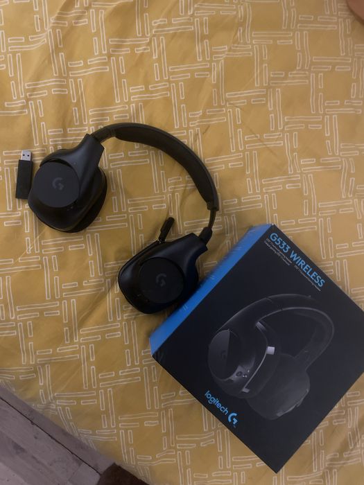 Casti Logitech G533 wireless mic rupt