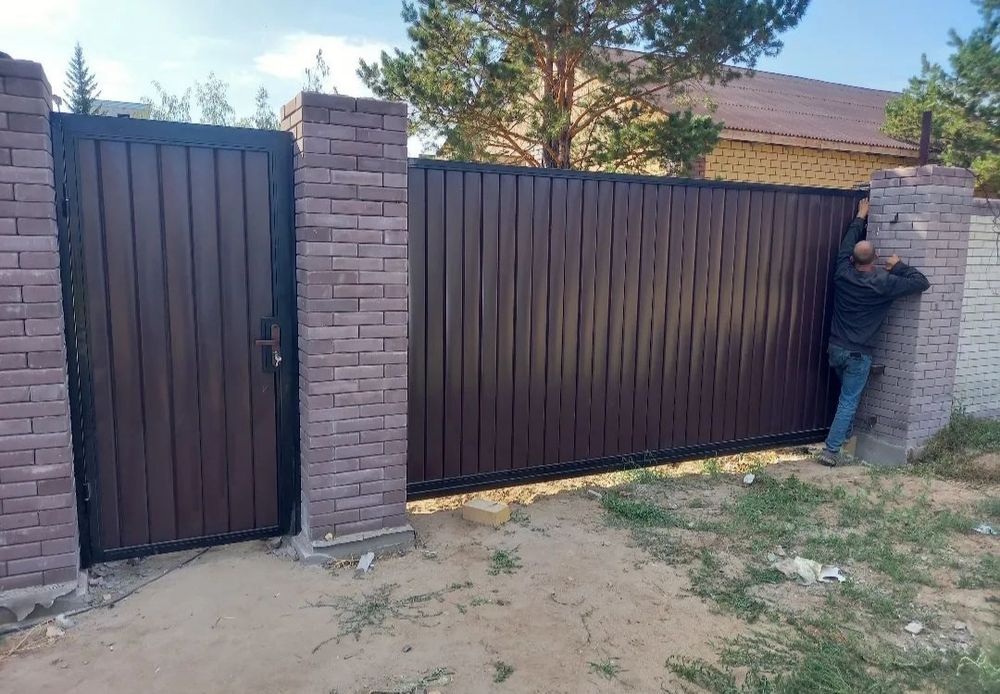 Ворота  заборы под  заказ