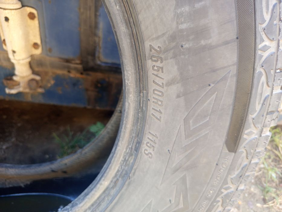 Резина на джип.265/70R17