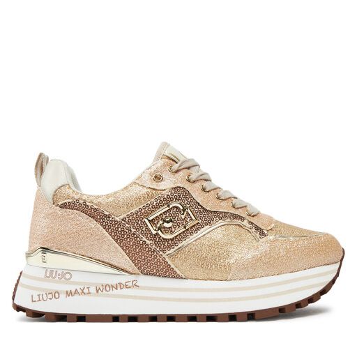 Дамски сникърси  LIU JO gold maxi wonder