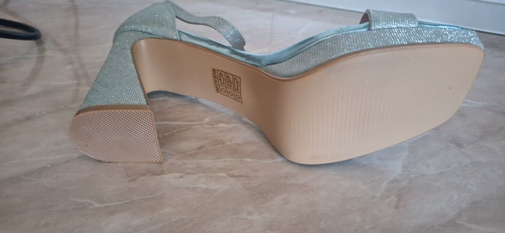 Sandale Bleu stralucitoare