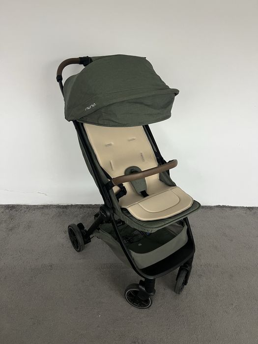 Carucior pentru copii Nuna- TRVL ultracompant cu pliere automata, Pine