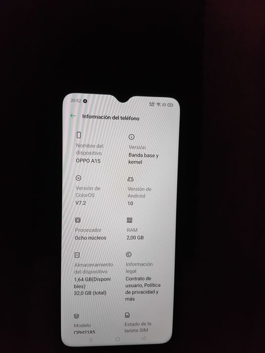 Se vinde tel.OPPO A15.
