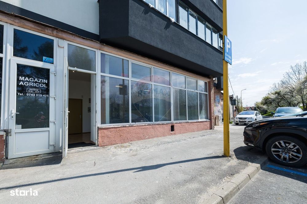 Spațiu comercial cu vitrină generoasă și vizibilitate excelentă