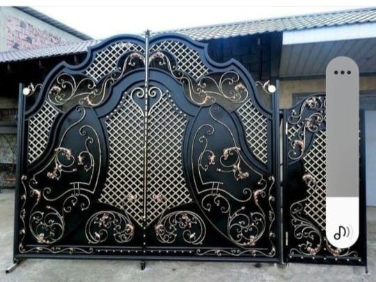 Ворота навес решетка перила лестница