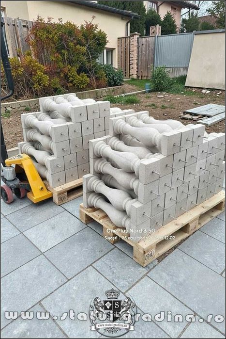 Stâlpișori-baluștri-popici-mosoare, din beton, model B9.