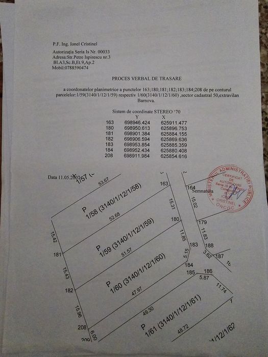 Teren intravilan Barnova - Iasi