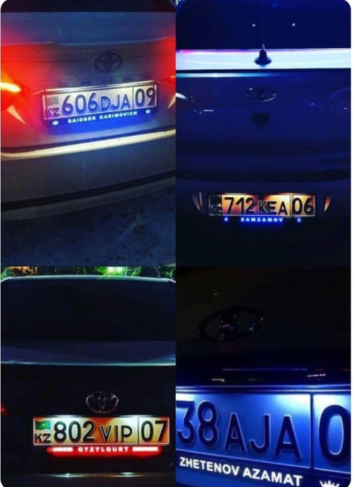 Лед подномерник на заказ