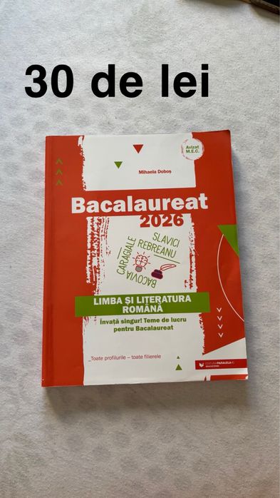 Carti si manuale pentru Bacalaureat! Tot ce ai nevoie pentru a invata si a trece cu succes de examen.