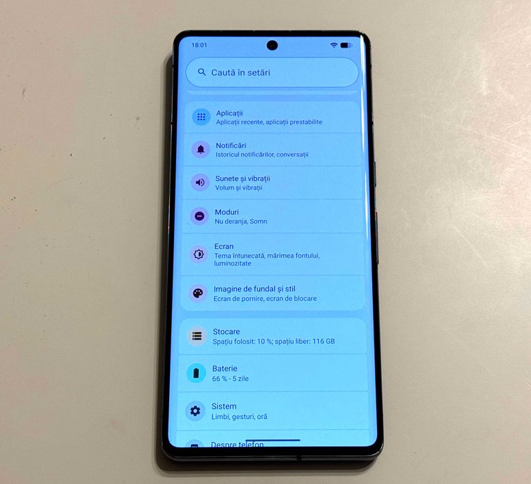Google Pixel 7 Pro 128GB Obsidian, stare foarte bună de funcționare