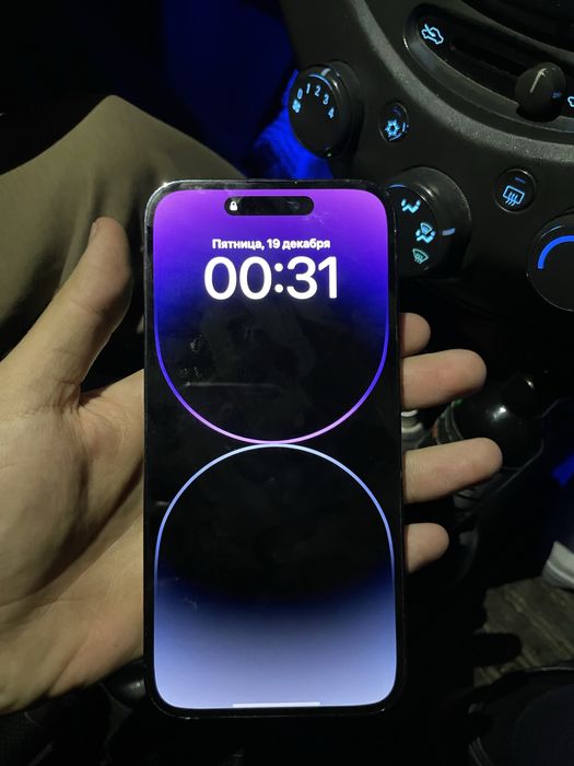 Iphone 14 pro max 128 gb yomkost 85  2 ta simkartali