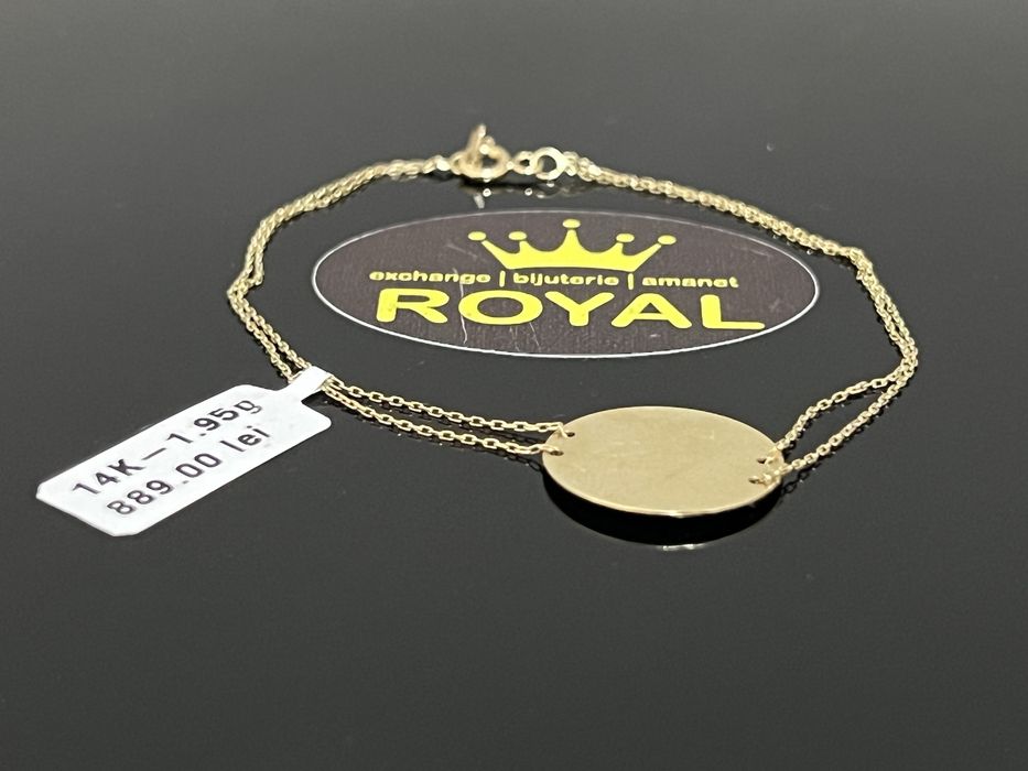 Bijuteria Royal CB : Bratara dama banut aur 14k  1,95 grame