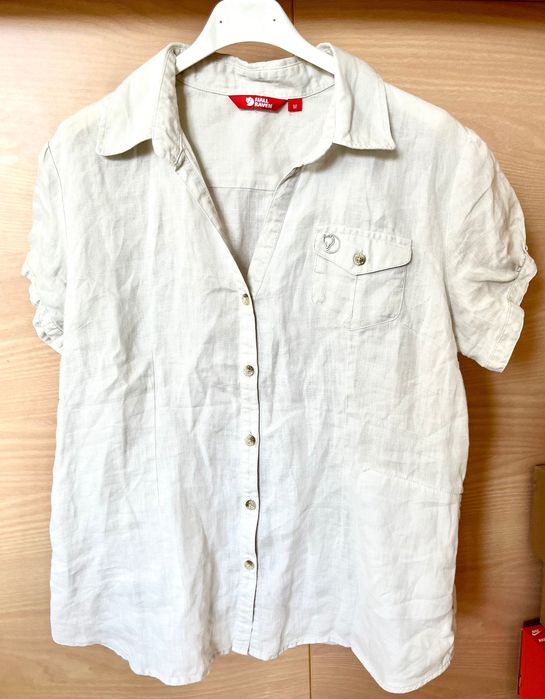 Ленена къса риза Fjallraven FJÄLLRÄVEN Patagonia Solomon arcterix