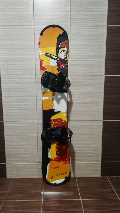 Placa snowboard Cuba libre 154 cm-legaturi boots Burton