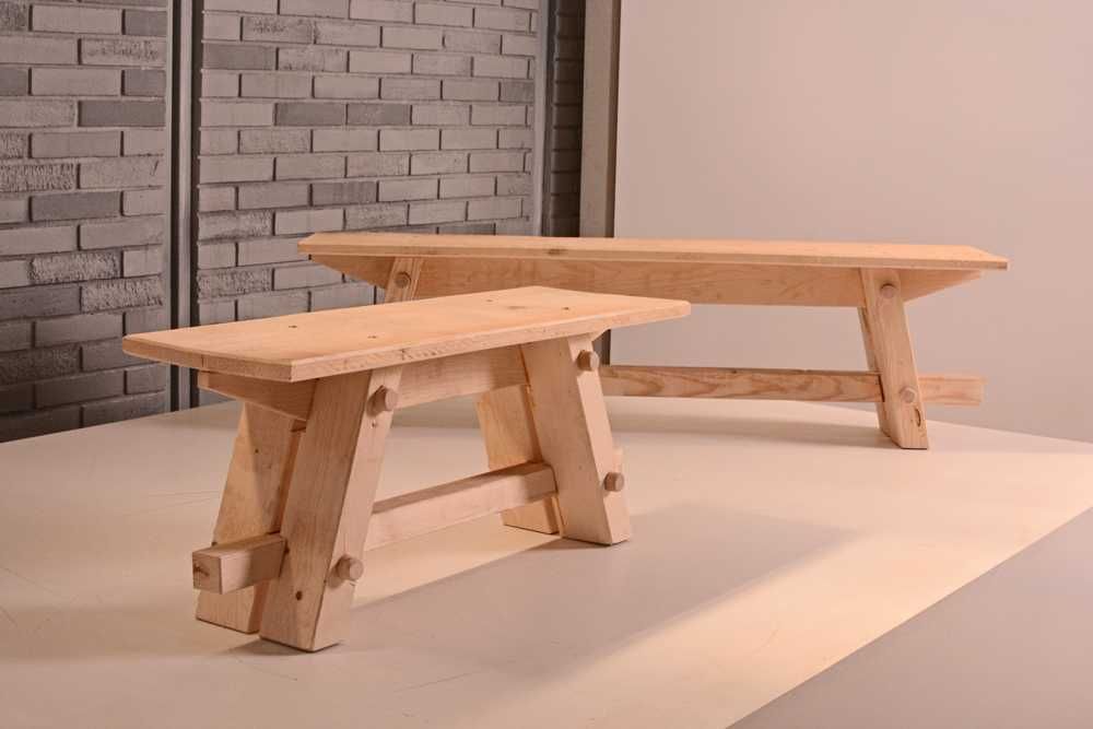 Пейки  и маси  от сухи чамови греди