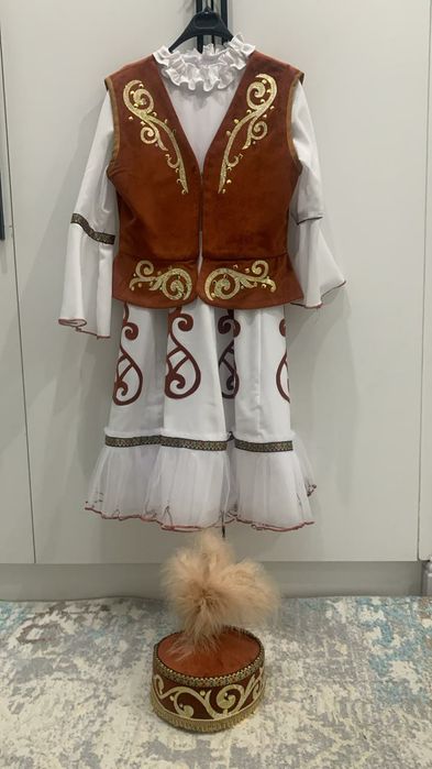 Казахское национальное платье для девочек