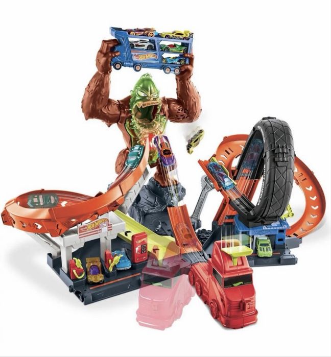 Hot wheels трек с гориллой (аката бешеной гориллы)