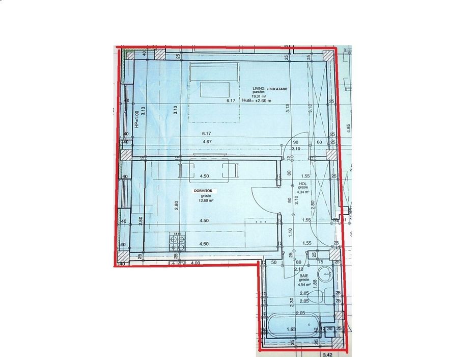 Apartament NEMOBILAT, et. 2 - Subcetate, Bistrita