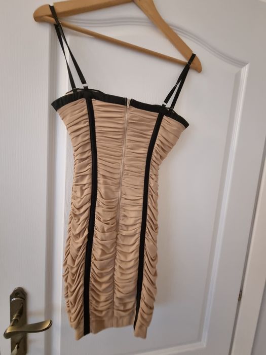 Rochie club Mexton 36 S superba bej push up