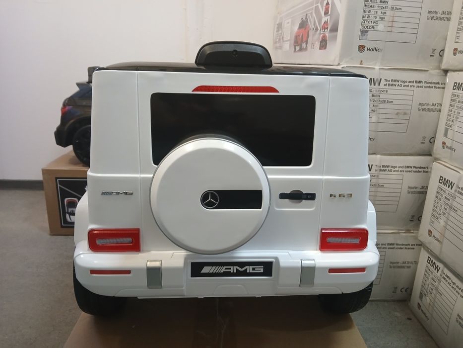 Нова!!Акумулаторен джип Mercedes G63 с меки гуми,кожена седалка,дистанционно управление