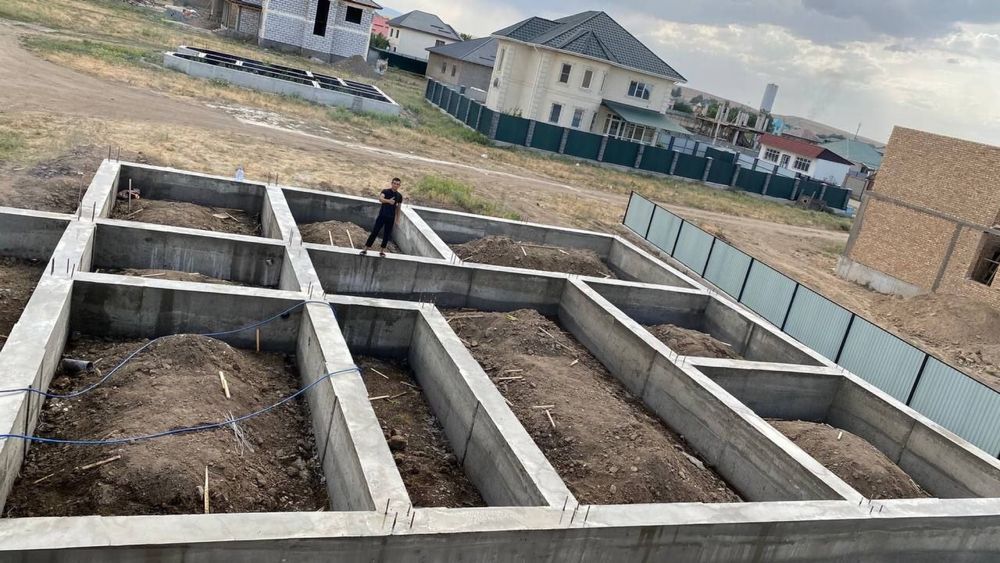 Заливаем фундамент бетон