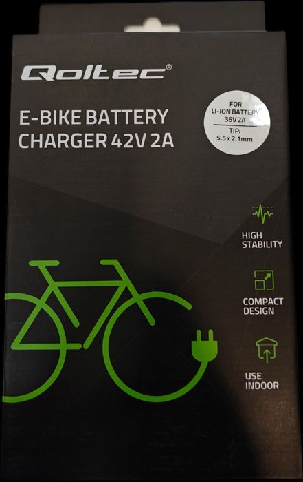 Incarcator pentru biciclete electrice 36V-42V 2A 5.5x2.1 mm, trotinete electrice