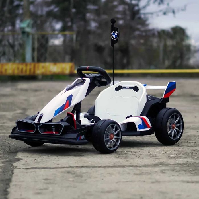 Kart electric cu functie Drift, BMW Motosport 2x 250W, 24V #white