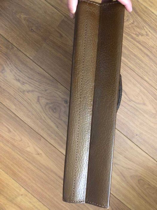 Бизнес ретро  чанта - естествена телешка кожа