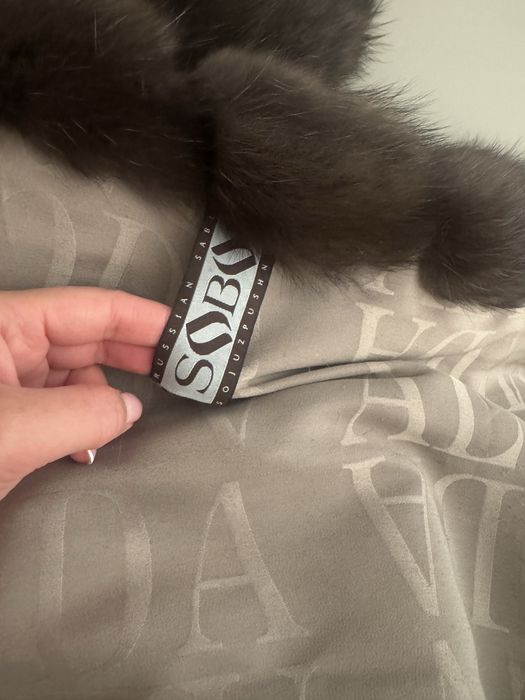 Шуба соболиная. Соболь седина 100. Шикарная