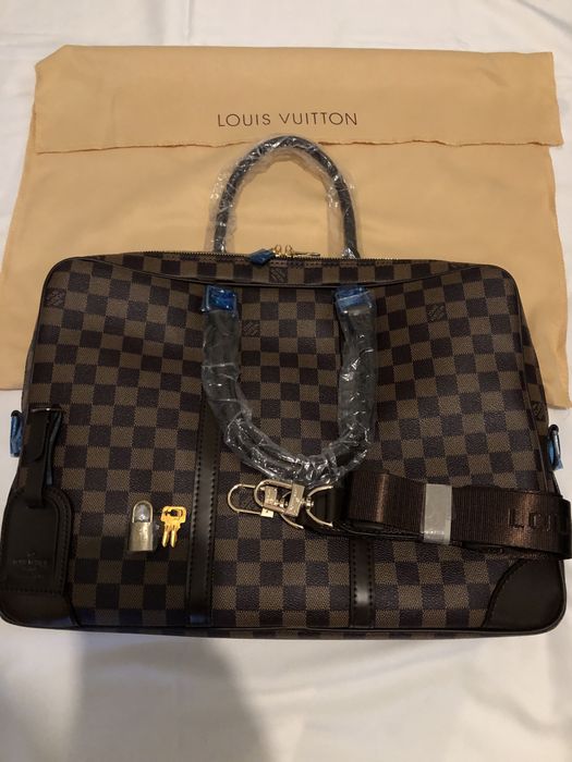 Louis Vuitton Geanta Piele 100% Birou Laptop documente.