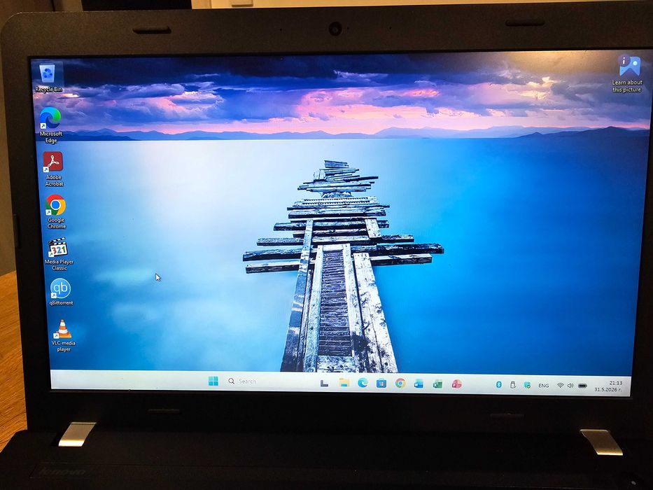Лаптоп Lenovo ThinkPad E550 15.6 inch | Intel i5-5200U 2x2.70 Ghz | 8GB RAM | 250GB SSD | Windows 11