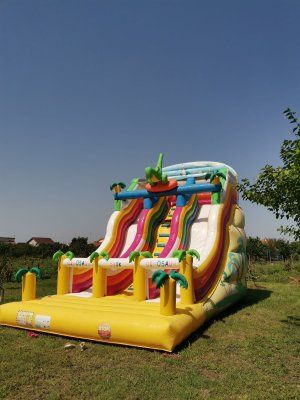 Tobogan topogan gonflabil petreceri