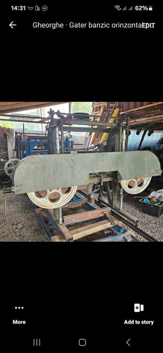 Banzic orinzontal gater monofazic cu linie 6m