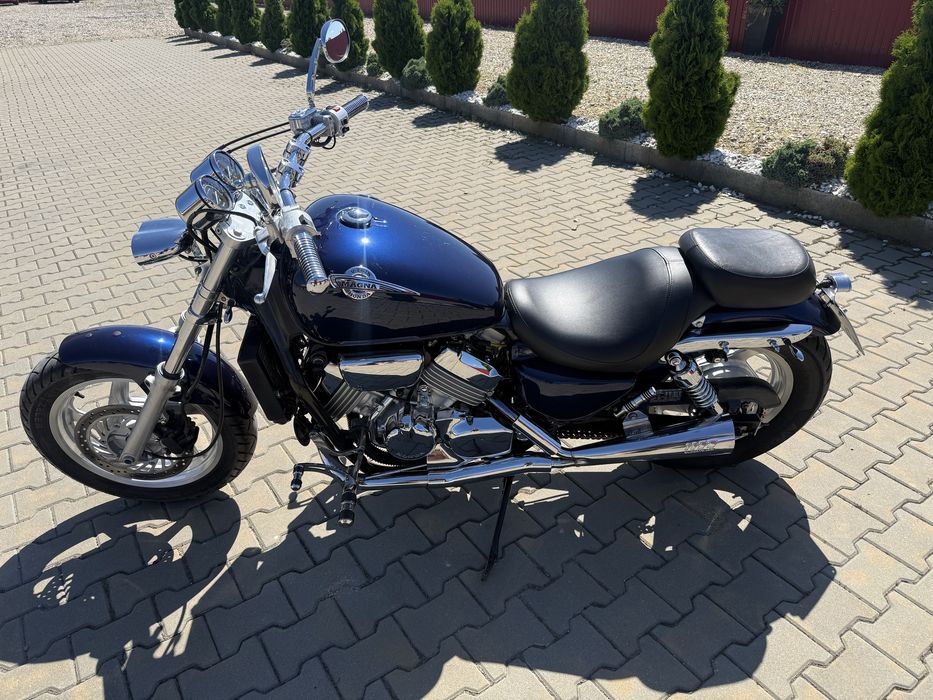 HONDA VF 750 C MAGNA RC43 BOBBER 87 cai EXTRA CROM evacuare SUPER TRAPP ghidon+ comenzi frontale custom recent adusa din Germania fara zgarieturi Top