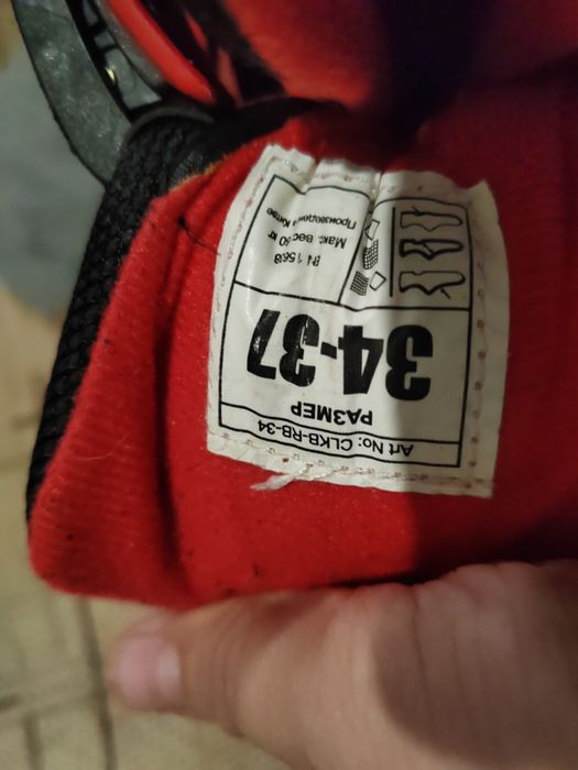 Коньки почти новые