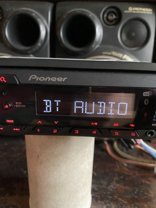 Pioneer mvh-330dab -НОВ МОДЕЛ -BLUETOOTH, USB, Aux, радио плеър cd сд