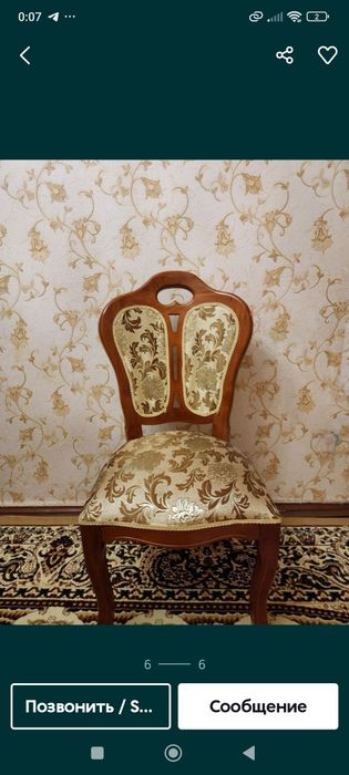 Stol stul 12 talik holati yaxshi