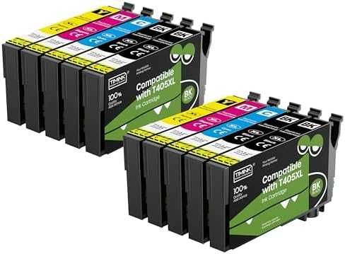 Нови T405XL съвместими касети Epson WF-7830DTWF WF-7840DTWF WF-3820DWF тонер принтер мастило печат