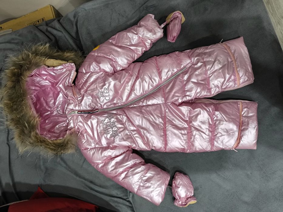 Детский зимний комбинезон-трансформер